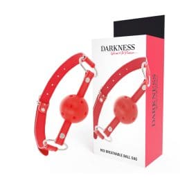DARKNESS - RED BREATHABLE GAG 2